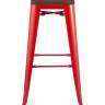 Стул барный TOLIX WOOD красный глянцевый