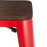 Стул барный TOLIX WOOD красный глянцевый
