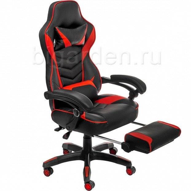 Компьютерное кресло ATMOS черное/красное