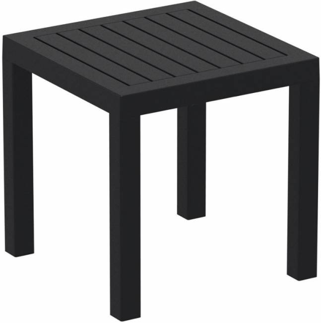 Столик пластиковый журнальный Ocean Side Table черный 450х450х450 мм