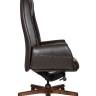 Кресло офисное / Верди / Verdi / коричневая кожа