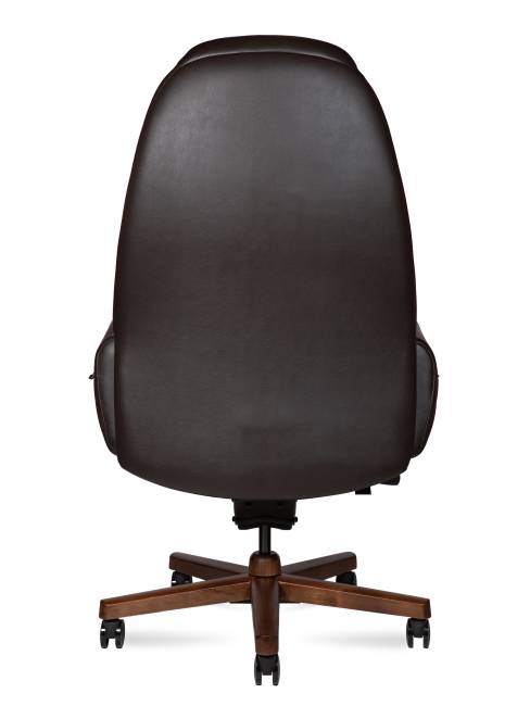 Кресло офисное / Верди / Verdi / коричневая кожа
