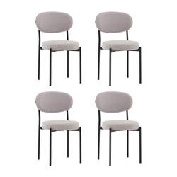 Стул Бриф DD букле светло-серый 4 шт.
