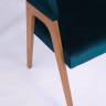 Стул-кресло Бакки натур/ синий