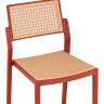 Стул пластиковый Milto красный