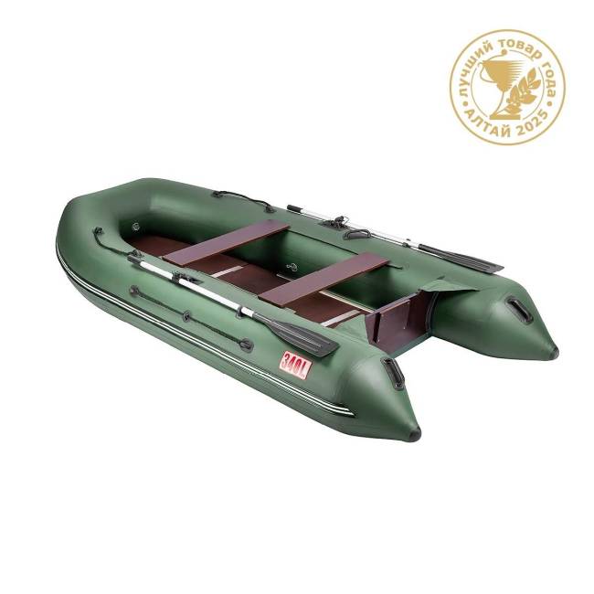 Лодка Алтай 340L зеленый (модель A-L340SS) Тонар