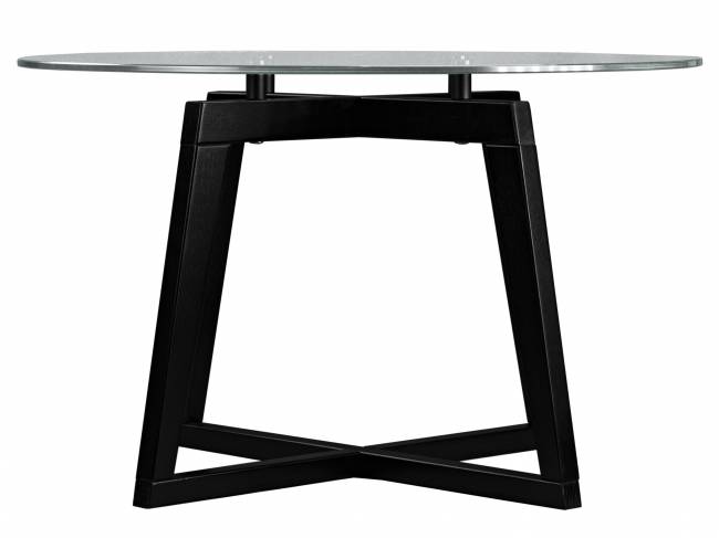 Стол журнальный Рилле 445 венге/стекло прозрачное (круг) Стол журнальный Рилле 445 венге/стекло прозрачное (круг)