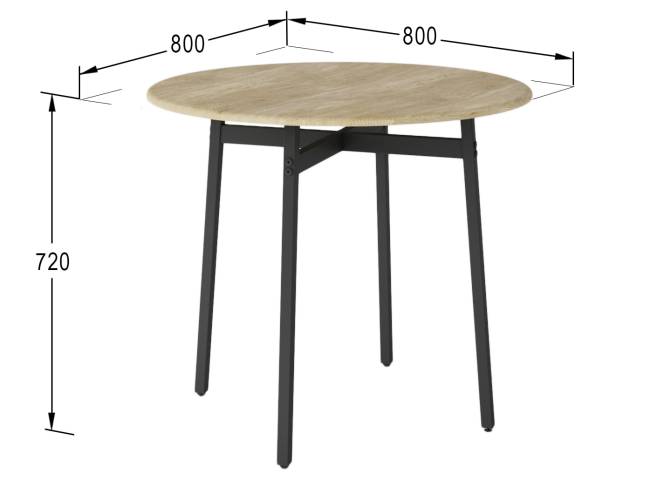 Стол обеденный Медисон дуб сонома Стол обеденный Медисон дуб сонома