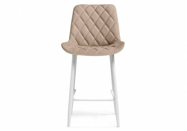 Барный стул Баодин К Б/К бежевый / белый