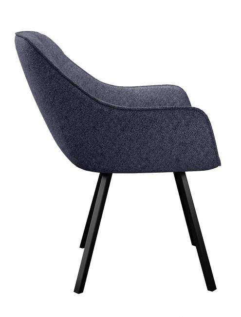 Стул DikLine 252 М поворотный, NS13 GRAPHITE, ножки черные