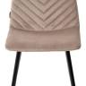 Стул DUKE BLUVEL-40 BEIGE, велюр / черный каркас М-City