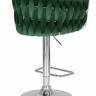 Стул барный DOBRIN MARCEL, зеленый велюр (MJ9-88)