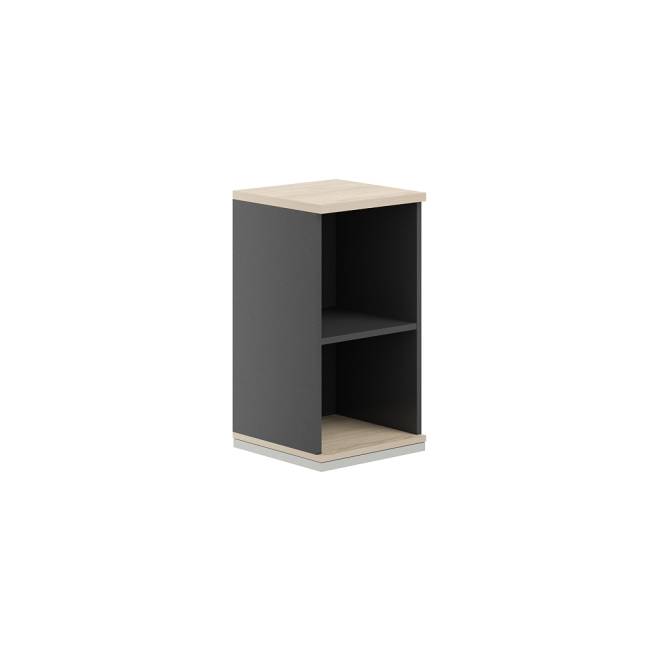 AG.203. AN.AR / Стеллаж 2 ур. 400 / корпус:антрацит, топ/дно:ак.равелло