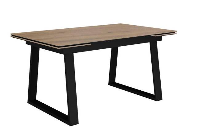 Стол DikLine DZ160 дуб галифакс/черный (2 уп.)