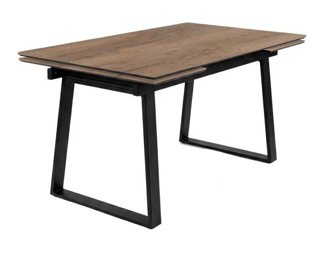 Стол DikLine DZ160 дуб галифакс/черный (2 уп.)