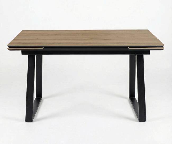 Стол DikLine DZ160 дуб галифакс/черный (2 уп.)