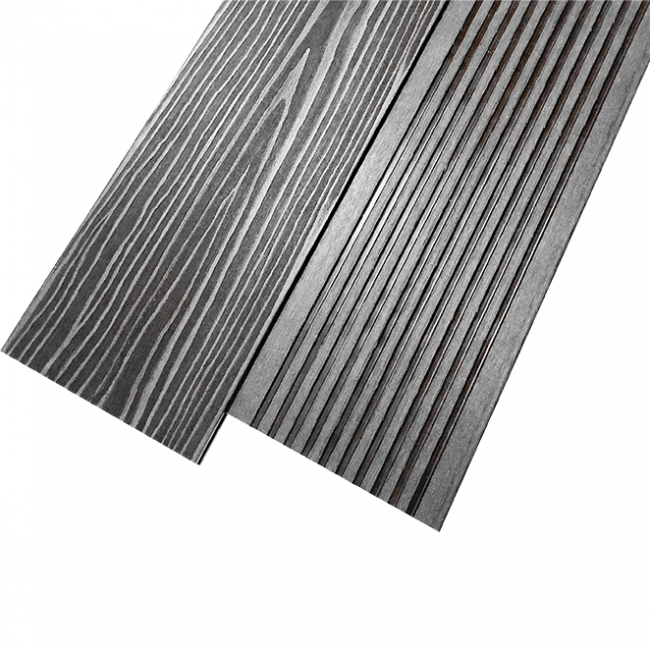 Террасная доска из ДПК UnoDeck Solid, 154х20х3000/4000 4000, Серый
