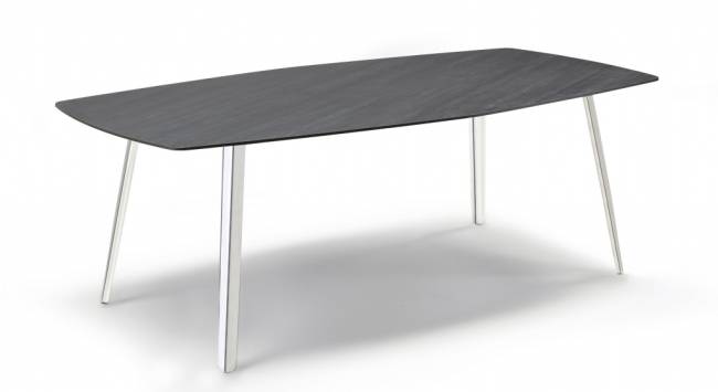 Стол ламинированный Squid алюминиевый, сланец 2090х1080х730 мм