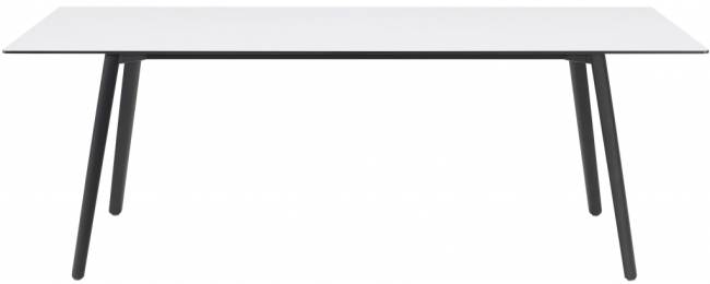 Стол ламинированный Squid черный, белый 2090х1000х730 мм