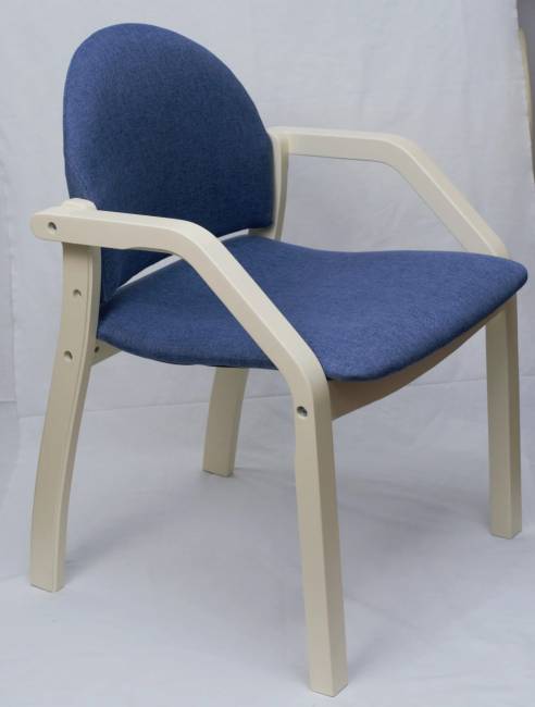 Стул-кресло Джуно 2.0, Синий/Слоновая кость