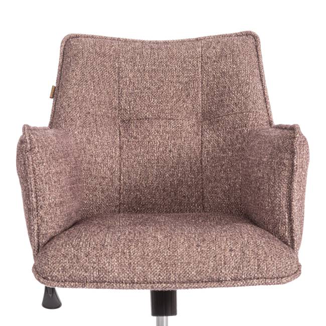 Кресло Lutz/Лутц/Луц хром велюр/букле, VT shape wood rose VT shape wood rose велюр/букле