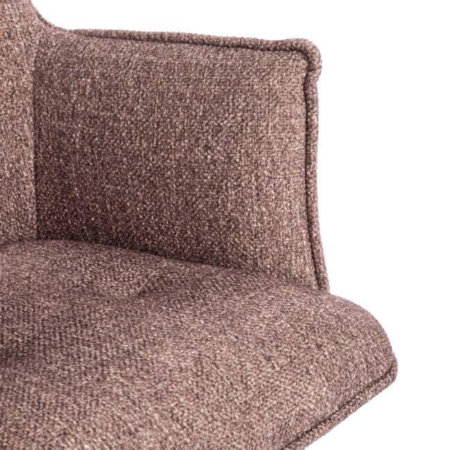 Кресло Lutz/Лутц/Луц хром велюр/букле, VT shape wood rose VT shape wood rose велюр/букле