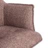 Кресло Lutz/Лутц/Луц хром велюр/букле, VT shape wood rose VT shape wood rose велюр/букле