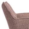 Кресло Lutz/Лутц/Луц хром велюр/букле, VT shape wood rose VT shape wood rose велюр/букле