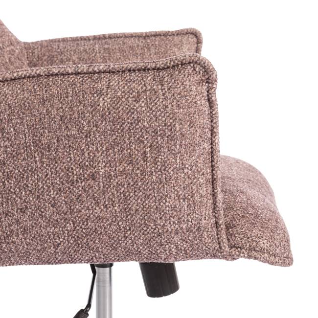 Кресло Lutz/Лутц/Луц хром велюр/букле, VT shape wood rose VT shape wood rose велюр/букле