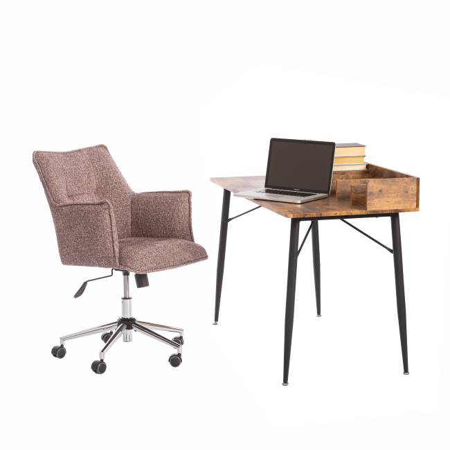 Кресло Lutz/Лутц/Луц хром велюр/букле, VT shape wood rose VT shape wood rose велюр/букле