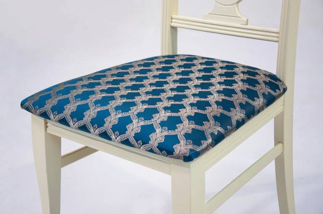 Стул Лирана Люкс слоновая кость, патина Стул Лирана Люкс слоновая кость, патина