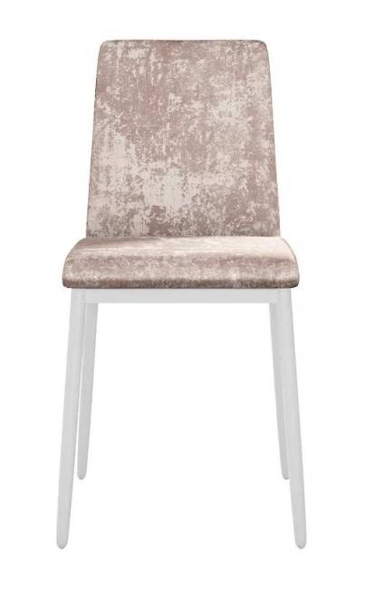 Стул DikLine 270 M02 бежевый, ножки белые