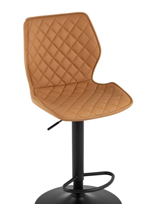 Стул барный Dome экокожа коричневый