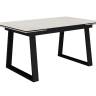 Стол DikLine DZ160 хромикс белый/черный (2 уп.)