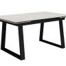 Стол DikLine DZ160 хромикс белый/черный (2 уп.)