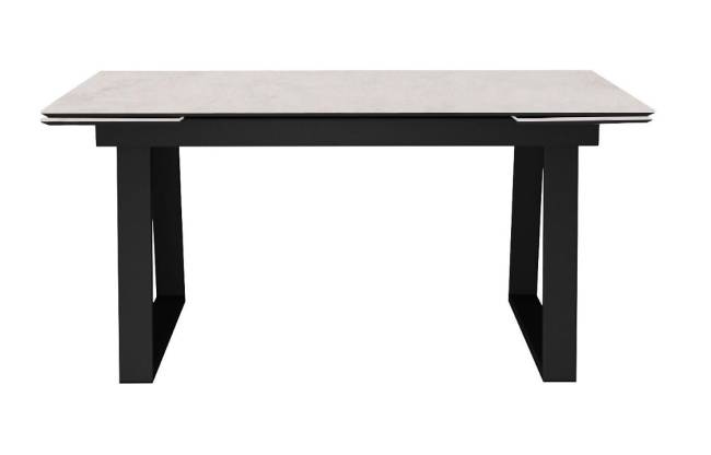 Стол DikLine DZ160 хромикс белый/черный (2 уп.)