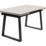 Стол DikLine DZ160 хромикс белый/черный (2 уп.)