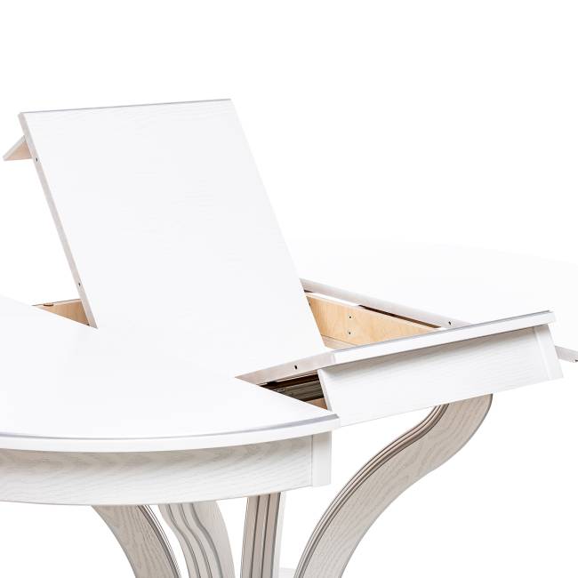 Стол раздвижной Leset Ромео 1Р Белый патина серебро