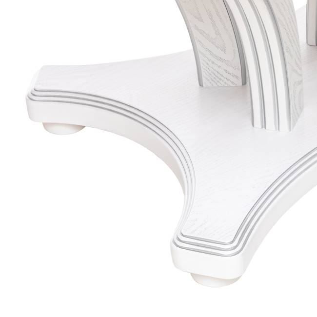 Стол раздвижной Leset Ромео 1Р Белый патина серебро