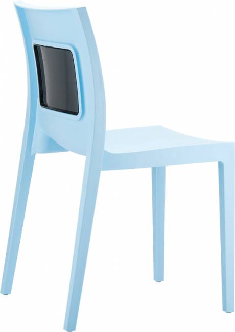 Стул пластиковый Lucca-T голубой 420х490х820 мм