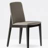 Стул деревянный мягкий Allure венге, серый 465х550х850 мм
