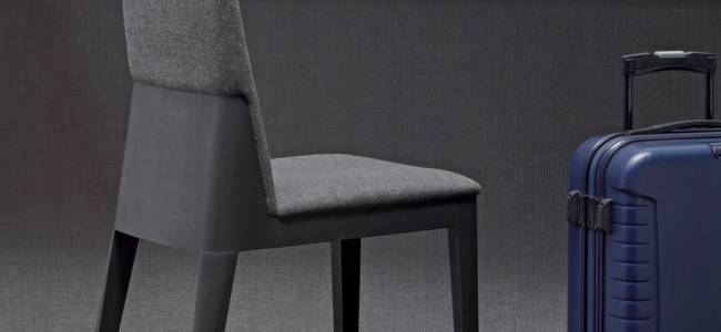 Стул деревянный мягкий Allure венге, серый 465х550х850 мм