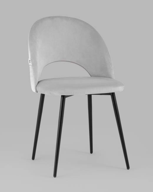 Стул Меган SN велюр светло-серый