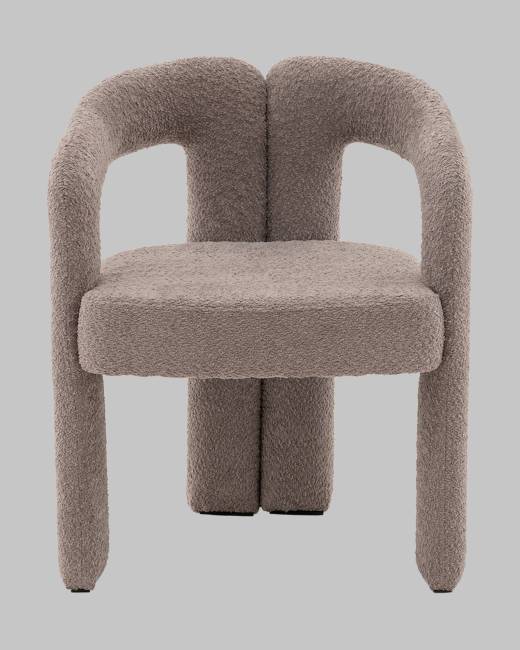 Стул Болинджер букле светло-коричневый