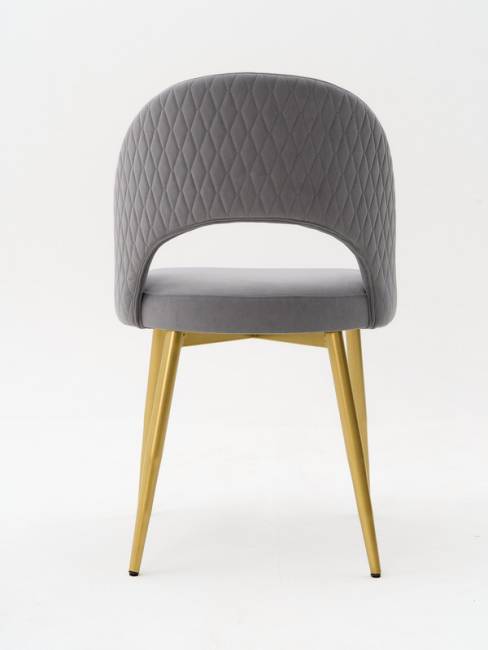 Стул Dominic Gray Romb / Gold
