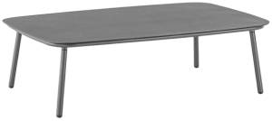 Столик металлический кофейный Venice антрацит 1200х800х370 мм