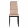 Стул Easy (mod. 24-1) / 1 шт. в упаковке металл, вельвет, 49 х 41 х 98 см, Beige (бежевый) HLR8 / черный Beige (бежевый) HLR8 / черный металл, вельвет