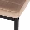 Стул Easy (mod. 24-1) / 1 шт. в упаковке металл, вельвет, 49 х 41 х 98 см, Beige (бежевый) HLR8 / черный Beige (бежевый) HLR8 / черный металл, вельвет