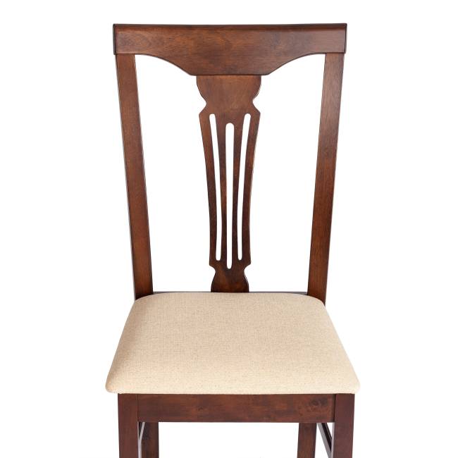 Стул - Гермес/ Hermes / 1 шт. в упаковке дерево гевея, 43х49х94см, Cappuchino , ткань бежевая (S178-4) Cappuchino дерево гевея