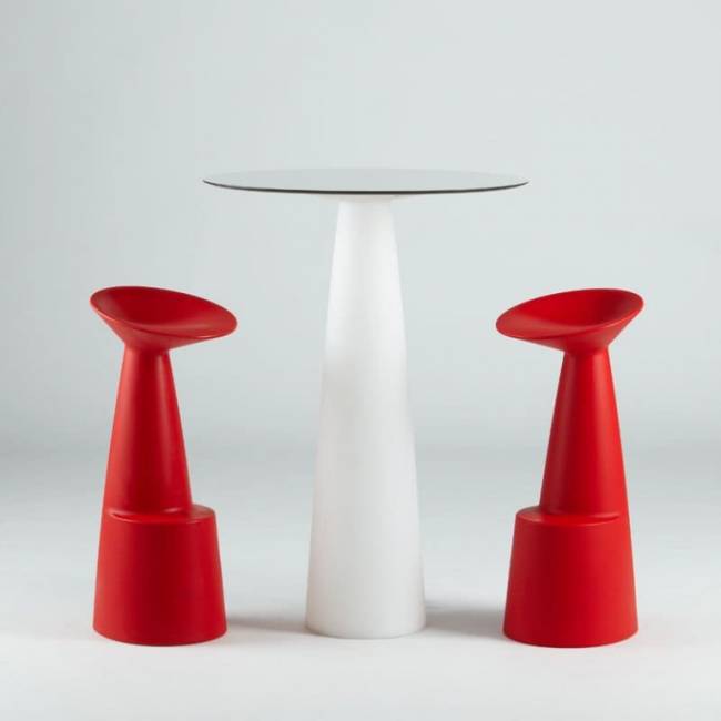 Стол из HPL пластика барный Hopla Standard Ø790х1100 мм